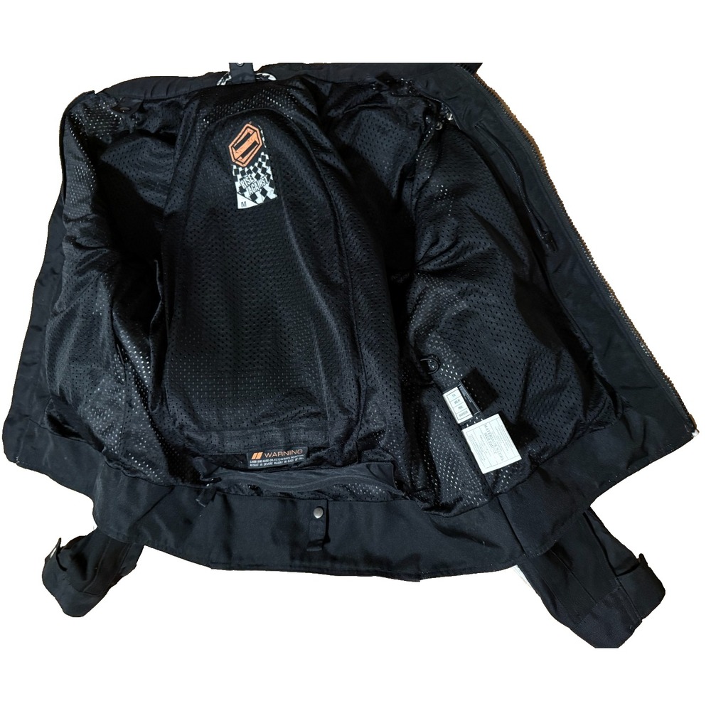 SHIFT Rise Against Motorcycle Riding Padded Jacket Sporty SZ Medium Adjustable - Picture 8 of 16